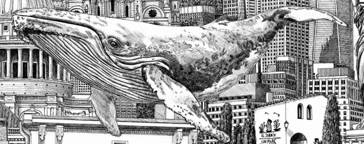 Géographie intime, Commande privée, 40ᵉ anniversaire, illustration à l’encre de Benjamin Van Blancke (8/8)